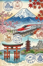 JAPAN EKI STAMP BOOK The Ultimate Traveler's Collection A Portable Collection... picture