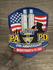 Port Authority Police Department (PAPD) 9-11, 25th Anniversary Patch picture