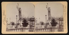 Chicago Illinois USA 1893 World's Fair Statue of the Republic stereoview picture