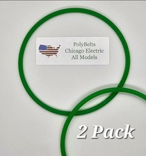 Chicago Electric/Central Machinery Replacement Belt (Polyurethane). 2-Pack. picture