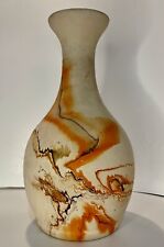 Vintage Nemadji Art Pottery Vase 12” Indian Pottery Made in USA Estate picture