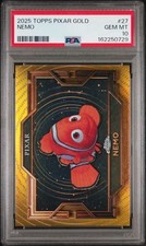 2025 Topps Chrome Pixar Gold #27 Nemo PSA 10 GEM MINT picture