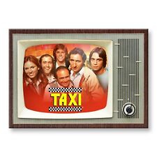 TAXI Classic TV Show 3.5 inches x 2.5 inches Steel FRIDGE MAGNET picture