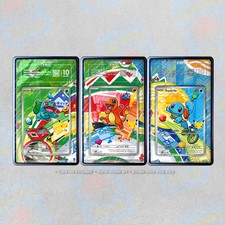 Bulbasaur Charmander Squirtle First Partner PSA TAG BGS | Extended Art Display C picture