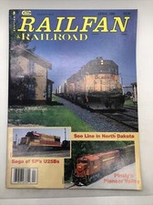 Vintage Railfan Railroad Magazine April 1988  picture
