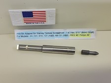 Hex Bit Adapter No. 2 Phillips Yankee Stanley North Bros 131 31 68-131 Apex picture