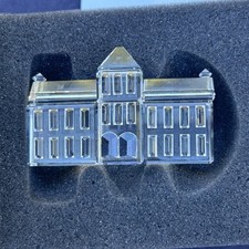 VTG Swarovski NIB Town Hall Silver Crystal Collection Retired Rare picture