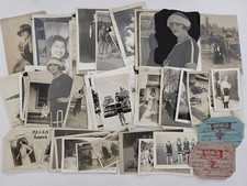 1920s-30s vintage HELEN MORETTI VAUDEVILLE ESTATE 56pc PHOTO LOT & NVA RECEIPTS picture