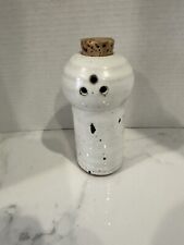 Vintage Pottery stoneware cheese shaker W/cork Stopper not signed EUC picture