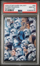 Topps 2024 Star Wars Galaxy Stormtroopers #64 Refractor PSA 10 picture