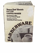 Vintage Farberware Superfast 2-4 Cup Automatic Coffee Percolator Model 134 picture