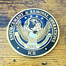 U.S. Immigration & Customs Enforcement (ICE) Enforcement & Removal Ops Coin picture