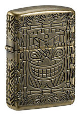 Tiki Design Armor® Antique Brass Windproof Lighter, 29561-000030 picture
