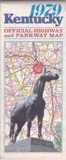 1979 Official State Issue Road Map of Kentucky picture