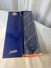 Vintage Fokker Necktie Still In Box /Aviation Dutch Aircraft Manufacturing Co. picture