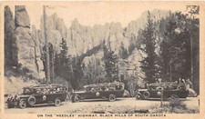 J55/ Black Hills South Dakota Postcard c1910 Bus Needles Highway Tour 133 picture