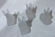 Deer Candle Holders Vintage Set of 4/use Mini Tapered candles picture