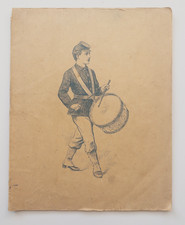 Vintage 1891 Civil War GAR Drummer Boy Battle of Shiloh Worcester Program Rare picture