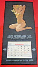 RAH (RANDALL)    Vintage  Pin Up Calendar.   AUTOMOBILIA /PETROLIANA. picture