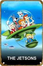 The Jetsons (1962) Show Logo Family Tin Metal Signs Home Décor 8x12 picture