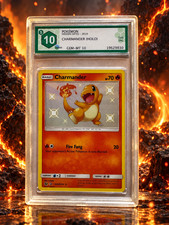 Pokemon Charmander SV6/SV94 Hidden Fates ENG GRADE 10 Shiny Holo picture