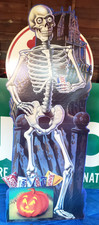 Nestle Halloween Scary Skelton Video Grocery Store Standee Sign Display picture