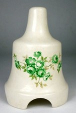 📌 Vintage Mid-Century English Ironstone Pie Vent / Pie Funnel – Green Floral picture