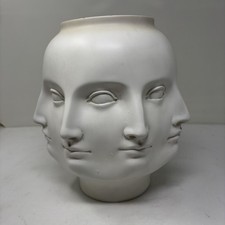 Vintage TMS Fornasetti Style Perpetual Face Vase Multi Face Collectable Vase picture