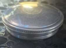 Tiffany & Co. Pewter Jewelry  Blue Velvet Liner Vintage  picture