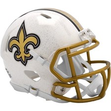 New Orleans Saints 2025 Alternate Riddell Mini Helmet picture