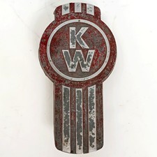 Vintage Original Kenworth KW Truck Tractor Hood Badge Emblem PT #170-26-G picture