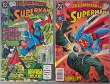ADVENTURES OF SUPERMAN SET OF 100 ISSUES (1987) DC COMICS DOOMSDAY LOBO #500 picture