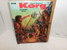 1975 Hanna-Barbera Korg Coloring Book , 32 pages unused~ Fast Shipping picture