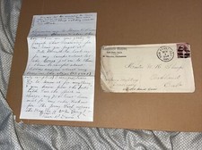 1883 Actor Letter: California Military Academy Stage Michael Strogoff 7 Dwarves picture