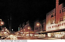Shreveport, Louisiana ~ Texas Street, Cross At Head Of Road Postcard COPY #10897 picture