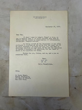 Justice Felix Frankfurter US Supreme Court 1955 Signed Letter picture