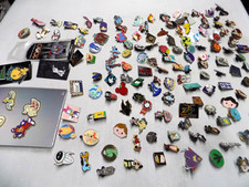 141 Piece Vintage to Now Disney Pin Lot {WASHED} picture