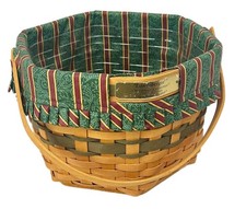Longaberger Snowflake Christmas Basket 1997 Combo picture
