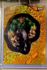2025 Topps MARVEL Comic Book Heroes #89 “SANDMAN”  Gold Shimmer Serial # 23/24 picture