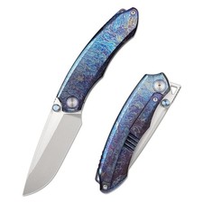 Remette Wild Species Lightning Strike Anodized Titanium Frame Lock Bohler M390 picture