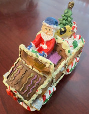 Gingerfrost Lane 2005 Santa Gingerbread Candy Car Christmas Figurine Greenbrier picture