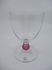 LENOX BEDAZZLE RED WATER GOBLET - 5 1/4