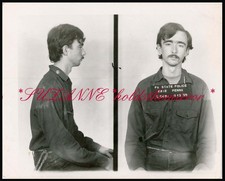 RARE 1968 POLICE MUG SHOT MANSON LOOKING WOODSTOCK HIPPIE PHOTO PHILLIP T KEHOE picture