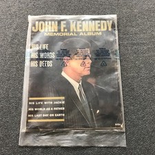 John F Kennedy Memorial Album JFK Magazine 1964 His Life His Words His Deeds picture