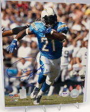 LADAINIAN TOMLINSON PSA AUTO Signed 8x10