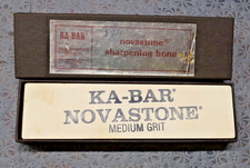 Ka-Bar, Novastone, Medium Grit, Sharpening Stone, NOS, Vintage, In Box picture