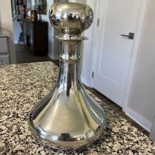Vintage Lunt Silversmiths English Pewter Decanter with Stopper Made In England picture