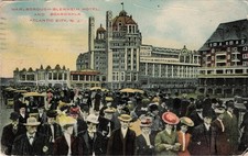 1911 Atlantic City NJ Marlborough-Blenheim Hotel Boardwalk Postcard L. Beard picture