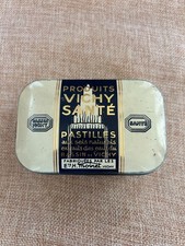 Rare Vintage French Pastilles Vichy Sante Tin Confiseur Moinet picture