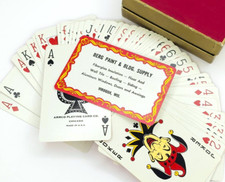 C1950s VTG NOS Arrco Playing Cards Advertising Berg Paint Bldg Supply Viroqua WI picture